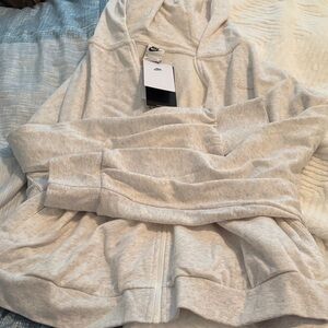 NWT Nike Heather Cream Full-Zip Hoodie 3X